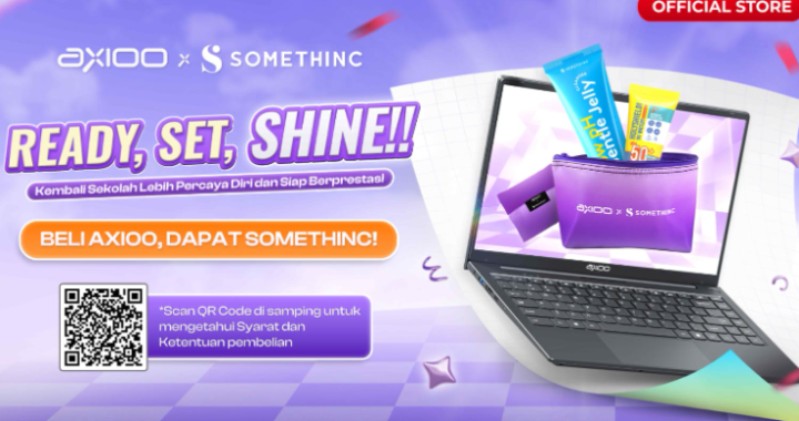 Kolaborasi Axioo x Somethinc Hadirkan Inovasi Teknologi dan Lifestyle