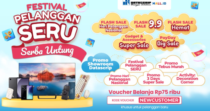 Hari Pelanggan Nasional  DatascripMall ID Gelar Festival Promo September 2025