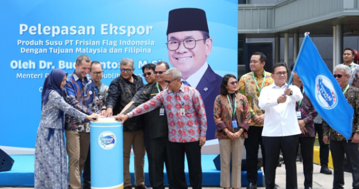 Pabrik FFI Cikarang  Resmikan Ekspor Produk Susu ke Asia Tenggara