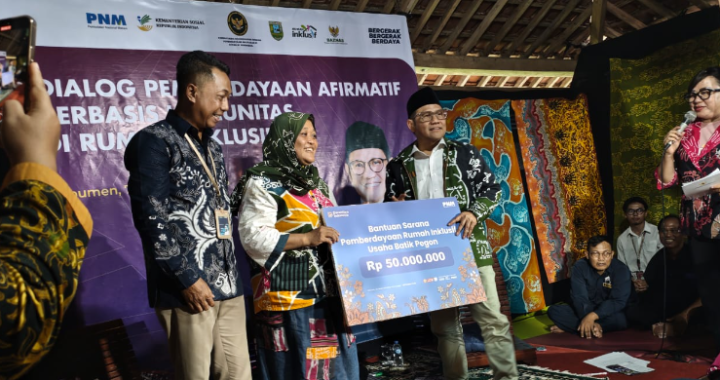 Bersama Menko PM  PNM Bangun Kemandirian Disabilitas Lewat Rumah Inklusif Kebumen