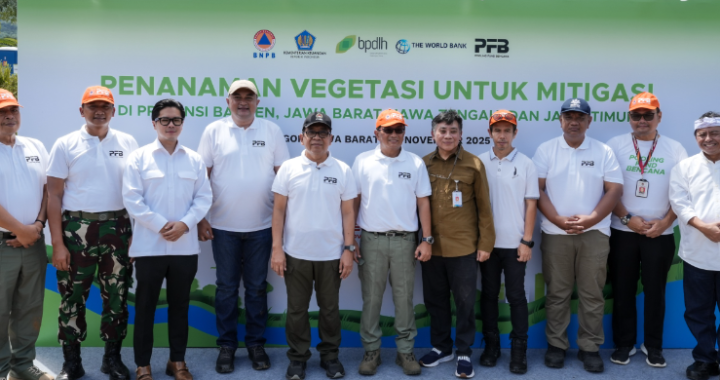 BNPB  Menko PMK  dan EIGER Tanam Puluhan Ribu Pohon untuk Mitigasi Bencana