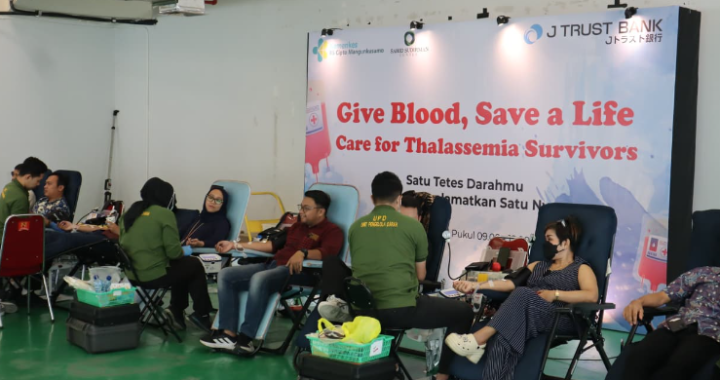 J Trust Bank Gelar Donor Darah Untuk Penyintas Thalassemia