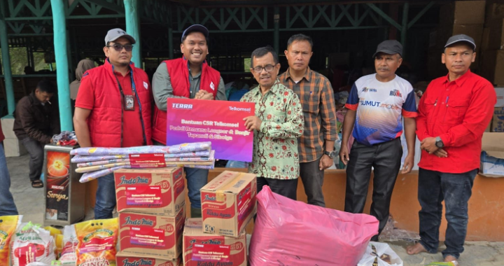 Telkomsel Gercep Pulihkan Jaringan Dan Bantu Korban Bencana Sumatera