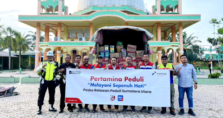 Bersama Pertamina Peduli PGN Pasok Logistik Dapur Umum dan Instalasi Darurat Air Bersih untuk Korban Bencana Sumatera