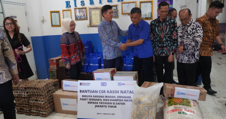 BRI Insurance Kirim Bantuan CSR Natal Ke Dua Panti Di Jakarta   6 Kota