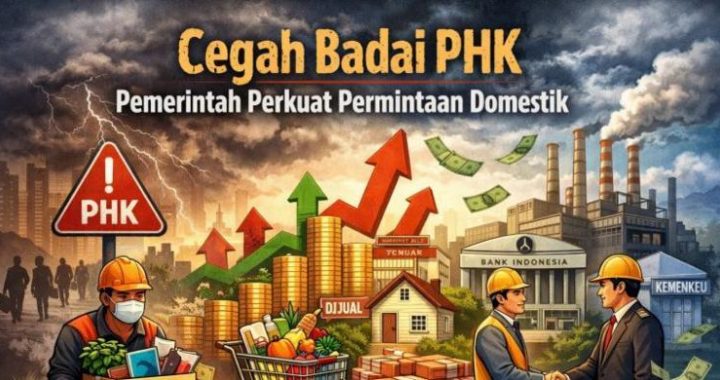 Cegah Badai PHK  Pemerintah Perkuat Permintaan Domestik