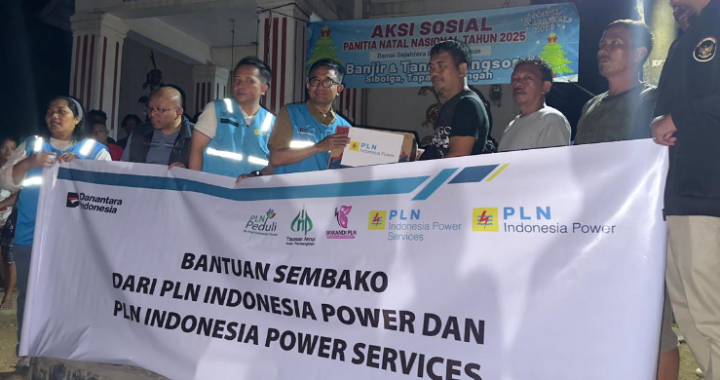 Di Tengah Bencana Alam PLN IP Pastikan Keandalan Listrik Sumut dan Salurkan Bantuan ke Warga Terdampak