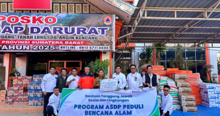 Hadir Di Sumatera  ASDP Bergerak Cepat Pulihkan Masyarakat Terdampak Bencana
