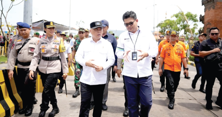 Menhub Tinjau Pelabuhan Gilimanuk ASDP Perkuat Kesiapan Layanan Arus Balik Nataru