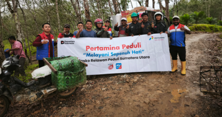 Motor Angkut Sawit Bantu PGN Salurkan Bantuan di Desa Putus Akses Aceh Tamiang