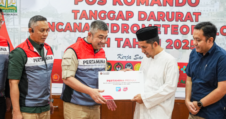 Perkuat Dukungan Energi Pertamina Patra Niaga Salurkan Bantuan Kemanusiaan untuk Pemerintah Aceh
