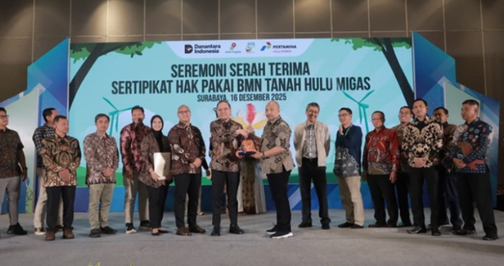 Pertamina EP Raih Sertipikasi Ratusan Ribu Meter Persegi Tanah BMN Hulu Migas