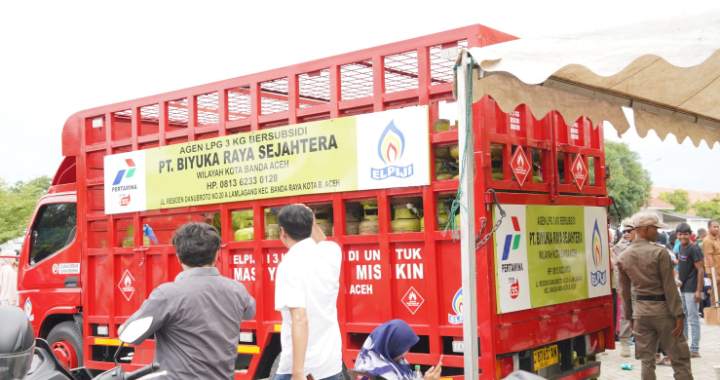 Pertamina Patra Niaga Sumbagut dan Pemda Gelar Operasi Pasar LPG 3 Kg di Aceh