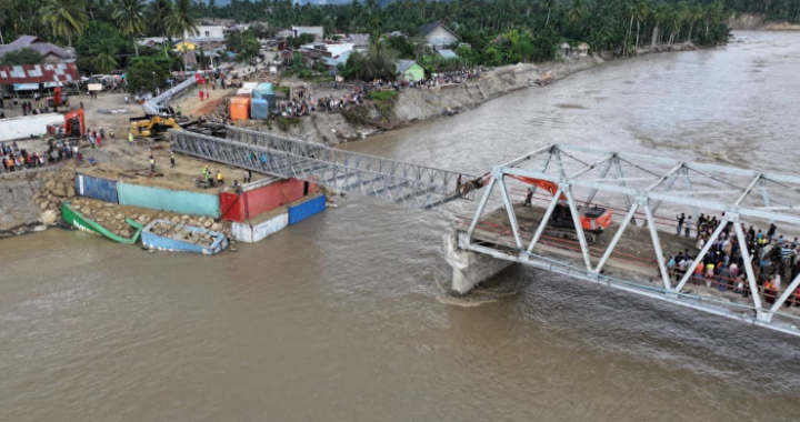 PTPP Percepat Pemulihan Jalan Dan Jembatan Di Aceh Sumut