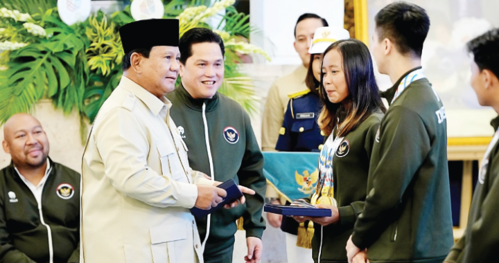 Presiden Prabowo Apresiasi Capaian Bersejarah Indonesia Di SEA Games 2025  Kemenpora Gandeng BRI Salurkan Bonus Atlet