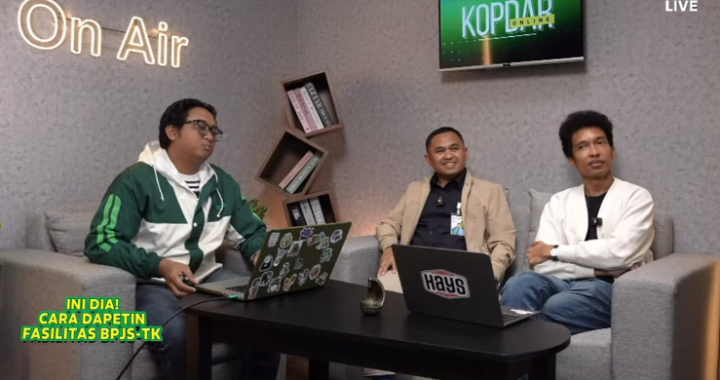 BPJS Ketenagakerjaan Edukasi Mitra Grab Lewat Live Streaming Youtube