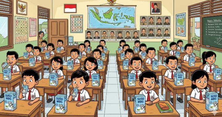 Dari Satu Kotak Susu MBG  Ekonomi Daerah Bergerak