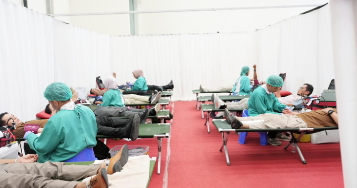 HUT Ke 3 PLN EPI  Ratusan Karyawan Donor Darah Bantu Stok PMI Jakarta