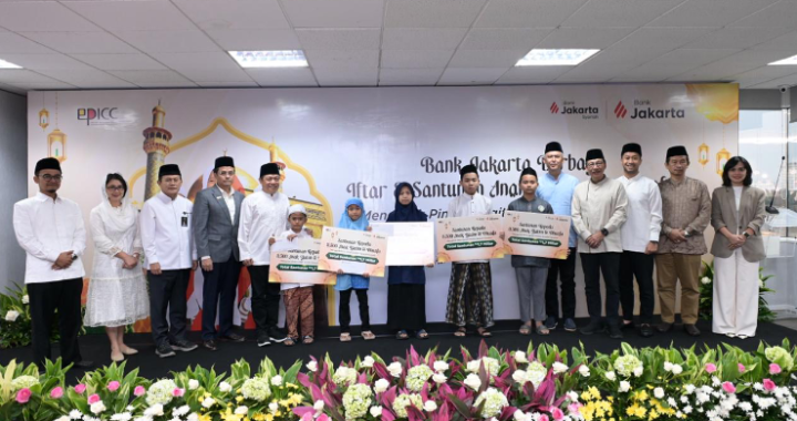 Bank Jakarta Santuni 8 500 Anak Yatim dan Duafa Serta Hadirkan Posko Mudik