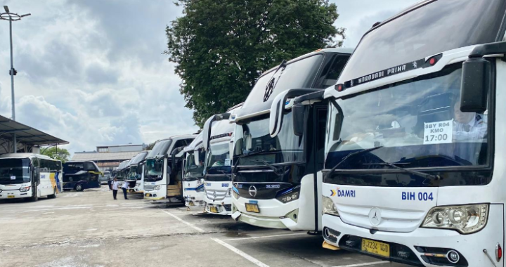 Layani 2 7 Juta Pemudik  Damri Siapkan 1 800 Armada Bus