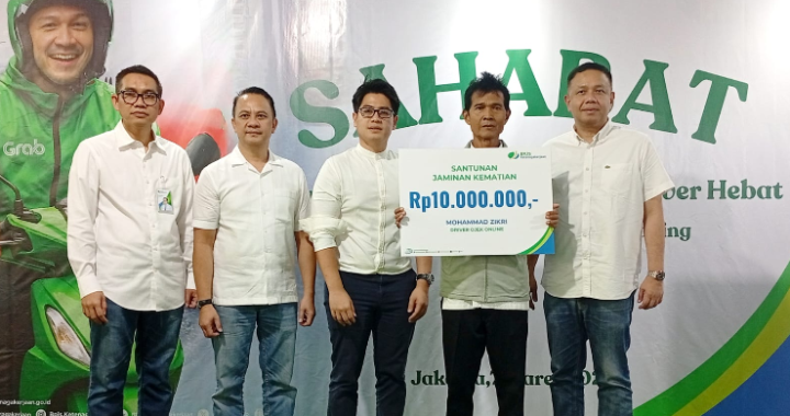 Silaturahmi Bareng Mitra Grab  BPJS Ketenagakerjaan Dorong Perlindungan Driver