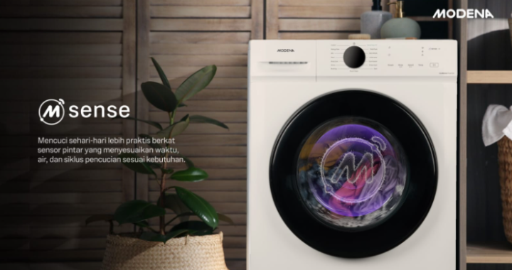 MODENA Luncurkan Mesin Cuci dengan Mode Cuci 15 Menit dan Sensor Pintar