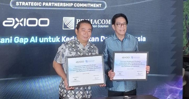 Masuk Industri AI Axioo Gandeng Primacom Bangun Ekosistem Lokal dan Kedaulatan Data