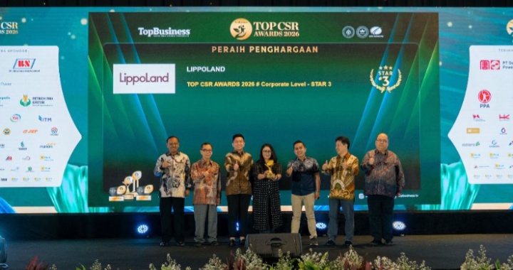 LippoLand Raih TOP CSR Awards 2026 Lewat Program PASTI